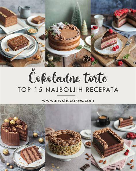 fotografija bogate čokoladne torte z gladkim prelivom in dekoracijo