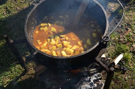 fotografija krompirjevega golaža v loncu