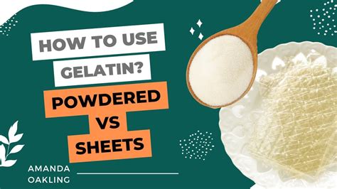 Infographic showing different forms of vanilla and gelatin