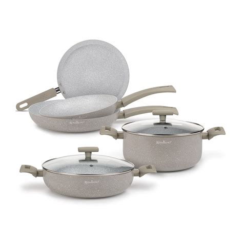 7-delni set kuhinjskih posod Sandy v bež barvi