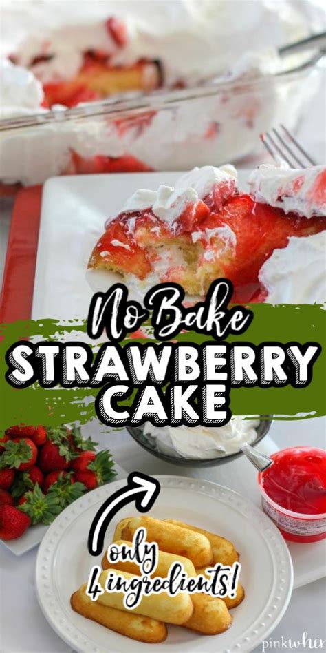 Infographic: How to make a no-bake strawberry cake
