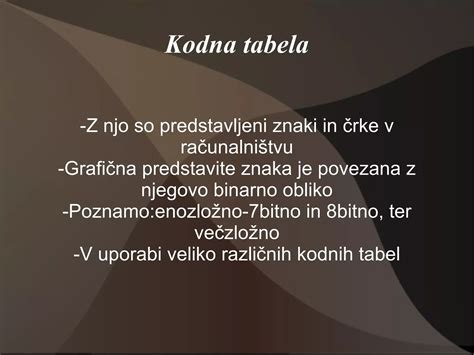 Tabela različnih tematskih narezkov z idejami za sestavine