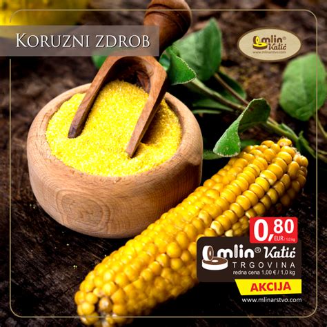 Prikaz koruznega zdroba z ajdo, ki poudarja njegovo bogato teksturo in barvo.