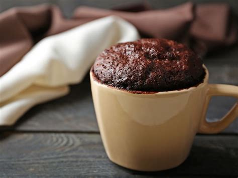Ilustracija sestavin za čokoladni mug cake