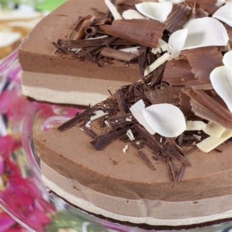 Torta s tremi vrstami čokolade