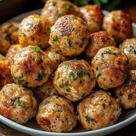 Photo of homemade chicken meatballs