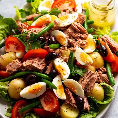 Photo of French salad ingredients