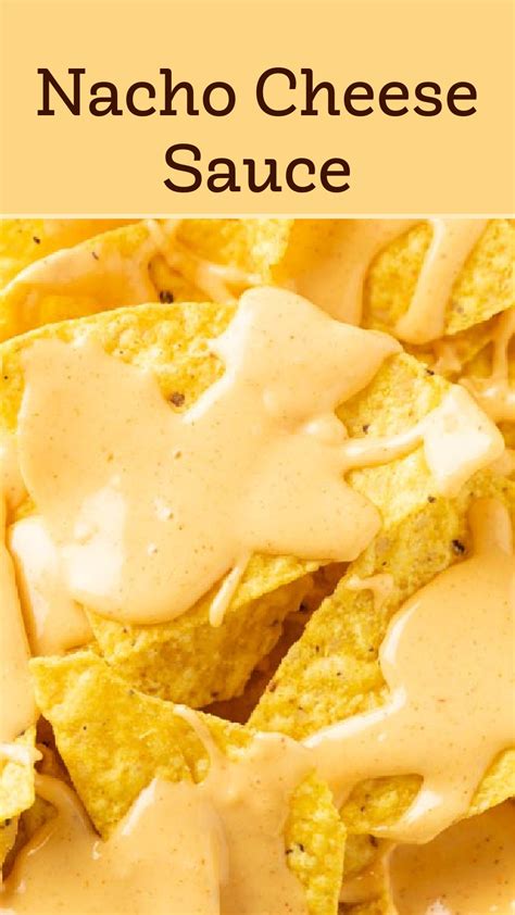 Infographic showing step-by-step preparation of nacho cheese sauce