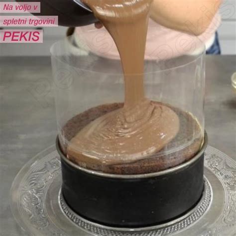 Shema: sestavljanje plasti torte za žogo in podstavek