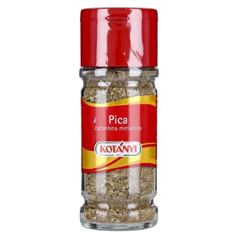 slika začimb za pico: origano, bazilika, česen