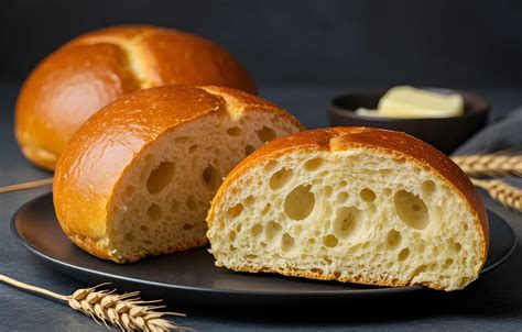Thematic photo of freshly baked brioche
