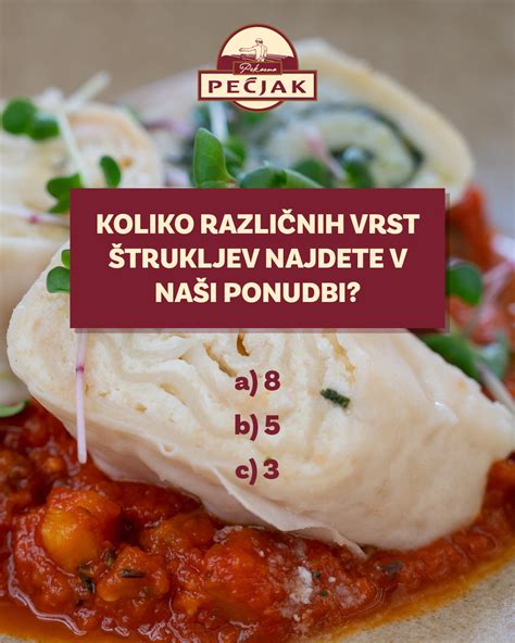 Tematska fotografija različnih vrst kuhanih štrukljev