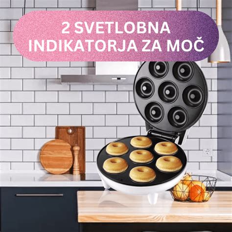 Diagram postopka priprave krofov z označenimi ključnimi koraki