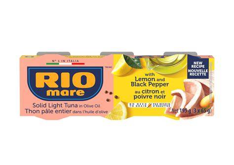 Photo of Rio Mare tuna in olive oil with lemon and black pepper