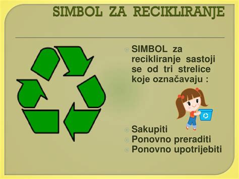 Ikone za recikliranje in kompostiranje na ozadju kartonaste posodice