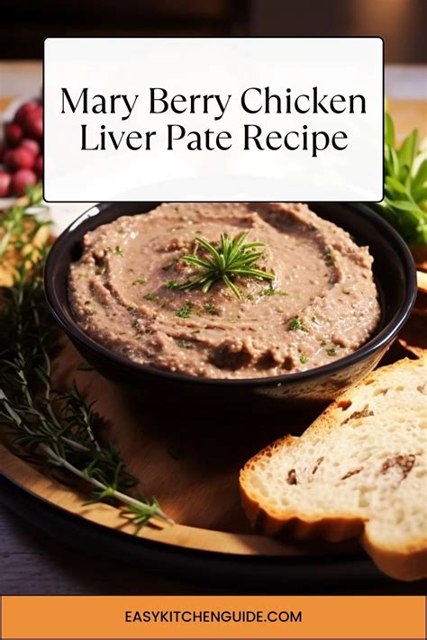 Infographic of the steps for making chicken liver pâté