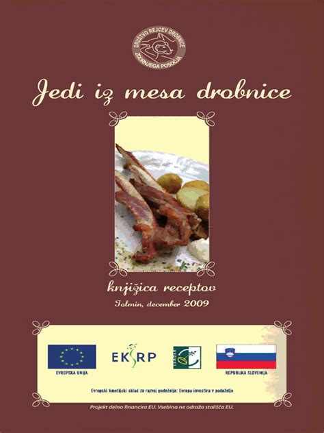 Ilustracija različnih paniranih jedi iz mesa, rib in zelenjave.