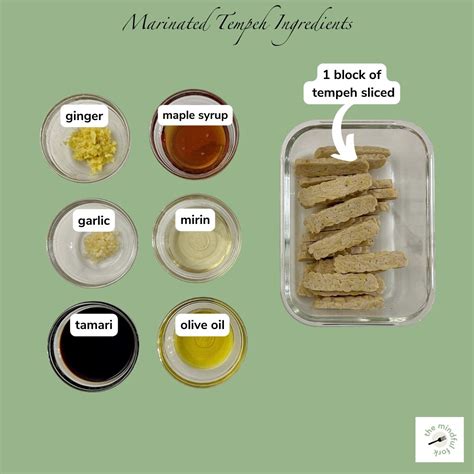 Ingredients for tempeh burger: tempeh, carrots, beetroot, flax seeds