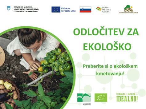 Infografika o ekološkem kmetovanju in njegovih prednostih