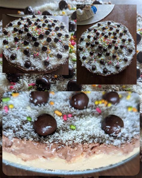Postopek nanosa kreme na piškotno podlago v tortnem modelu