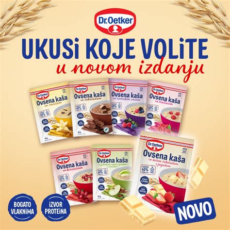 Kolaž fotografij različnih vrst ovsene kaše z dodatki