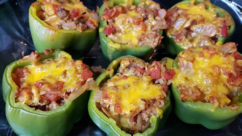 Thematic photo of frozen stuffed peppers in a freezer bag