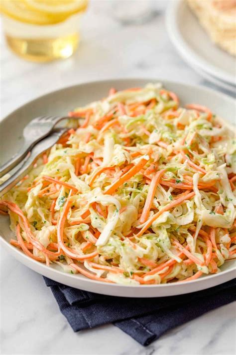 Fotografija, sveže pripravljena solata Tzatziki in Coleslaw
