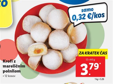 fotografija zlato-rjavih krofov s posladkom in vidnim venčkom