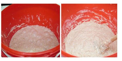 Ilustracija ali fotografija pravilnega gnetenja kvašenega testa