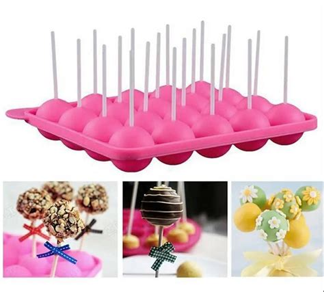 silikonska forma za cake pops z luknjicami za kroglice