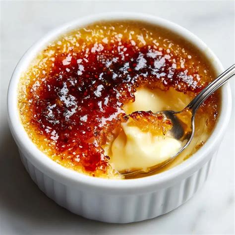 Crème brûlée v posodici