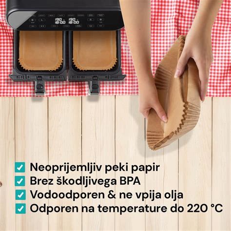 Tehnika valjanja LCHF testa med dvema listoma peki papirja