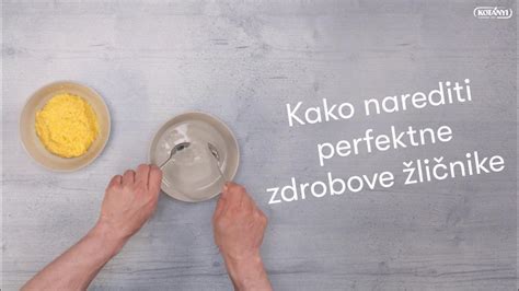 Infografika: Koraki priprave mase za zdrobove žličnike