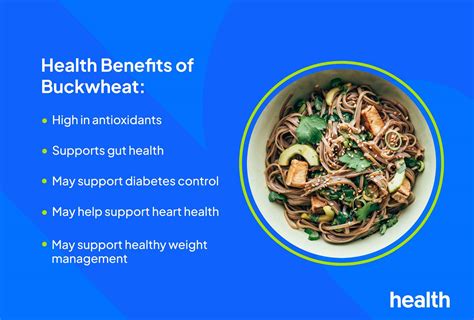 Infographic or diagram illustrating the nutritional benefits of buckwheat, highlighting fiber, gluten-free status, and other key nutrients.
