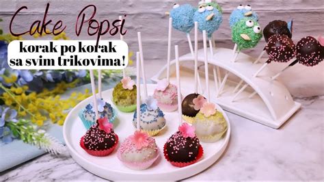 različni posipi in dekoracije za cake popse