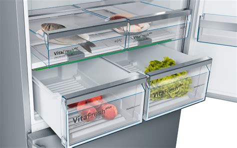 Prikaz tehnologije Bosch VitaFresh v hladilniku