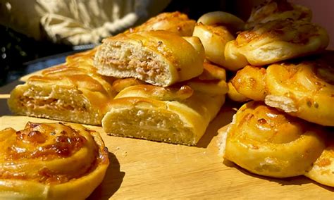 Različne vrste peciva iz listnatega testa