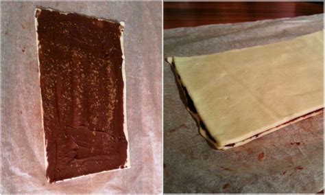 Čokoladna torta iz listnatega testa