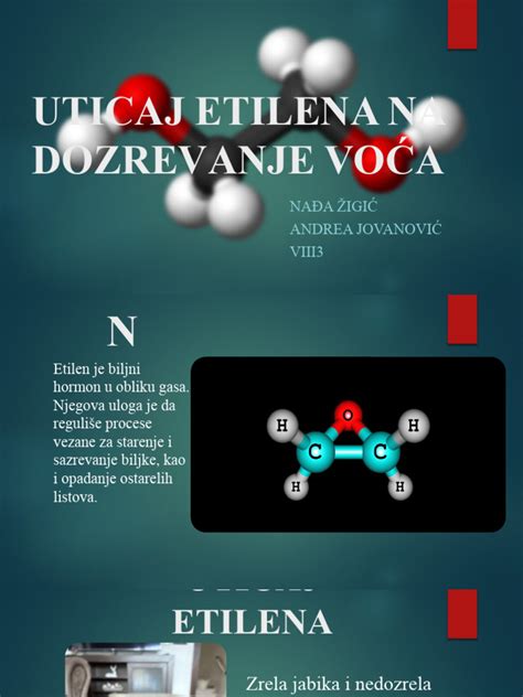 Infografika: Vpliv etilena na sadje in zelenjavo