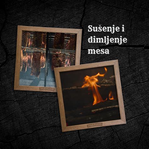 Infografika: Faze postopka sušenja in dimljenja mesa