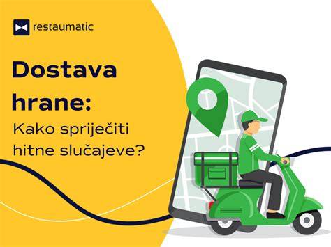 Ilustracija hitre dostave hrane