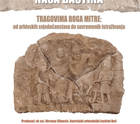 Fotografija reliefa boga Mitre v Jajcu