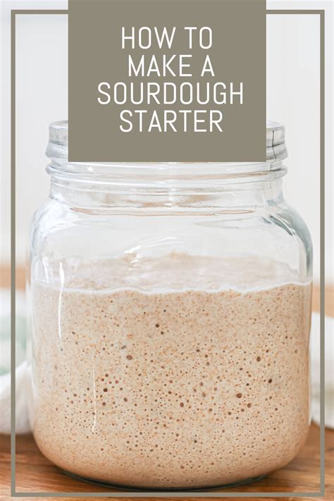 The process of making sourdough starter at home