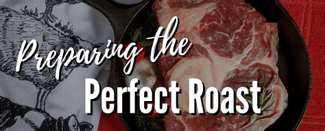 Infographics on the stages of preparing the perfect roast