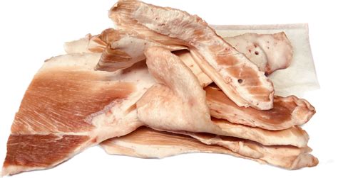Sveža hrbtna slanina za ocvirke