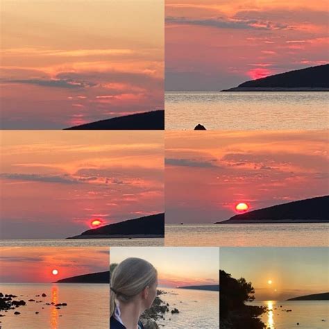 Tematska fotografija jadranske obale, sončnega zahoda in morskega vetra