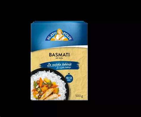 Basmati riž zrna in klasje
