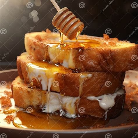 Thematic photo of traditional Slovenian boiled strudels on a plate, with a drizzle of honey