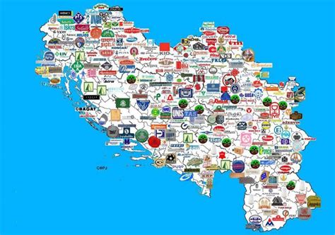 Zemljevid globalne prisotnosti podjetja Ferrero in njegove ključne blagovne znamke