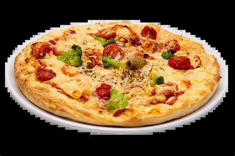 Pizza s piščancem, sirom in zelenjavo
